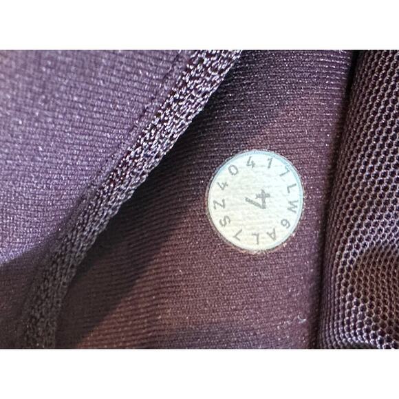 Lululemon Speed Up Crop 21" Black Cherry - Picture 4 of 6